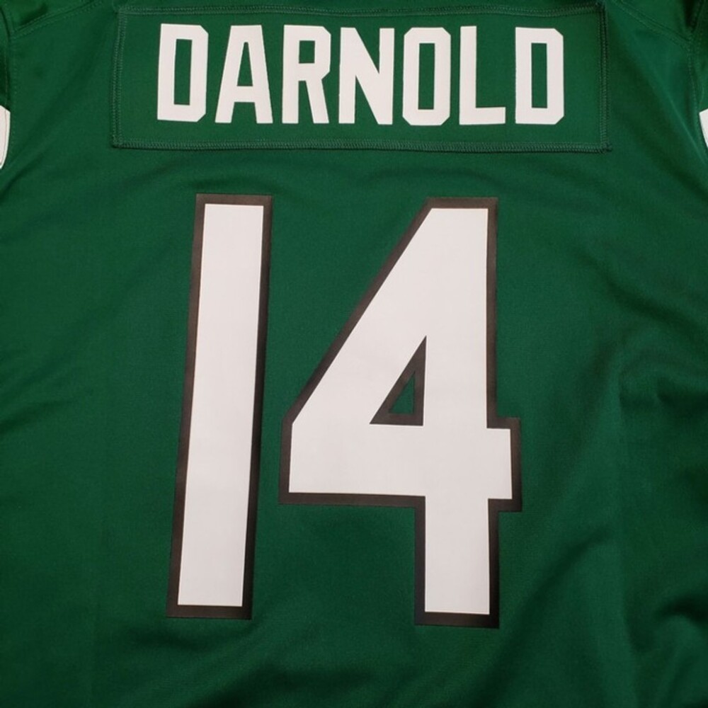 Nike New York Jets Sam Darnold Authentic On Field Home Jersey Green Mens Size L - Picture 6 of 8